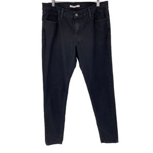 Levi Black 710 Super Skinny‎ Jeans size 32